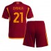 Tanie Strój piłkarski AS Roma Paulo Dybala #21 Koszulka Podstawowej dla dziecięce 2023-24 Krótkie Rękawy (+ szorty)
